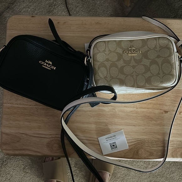 Coach Mini Camera Bag/ Crossbody NWT Retails For $278 8x5 Available in 2 Colors - Picture 1 of 17